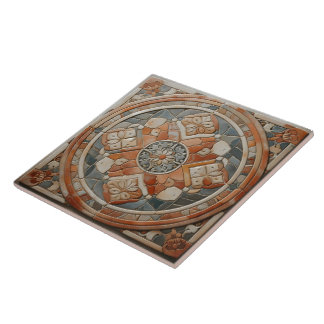Design de Azulejo de cerâmica padrão floral