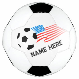 Design de Bola de Futebol Personalizada Com Bandei