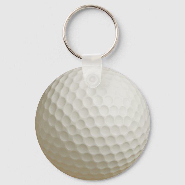 Design de Bola de Golfe 3D – Chaveiro de Opção Per (Frente)