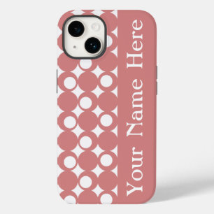 Design de Bola de Mod Rosa com nome
