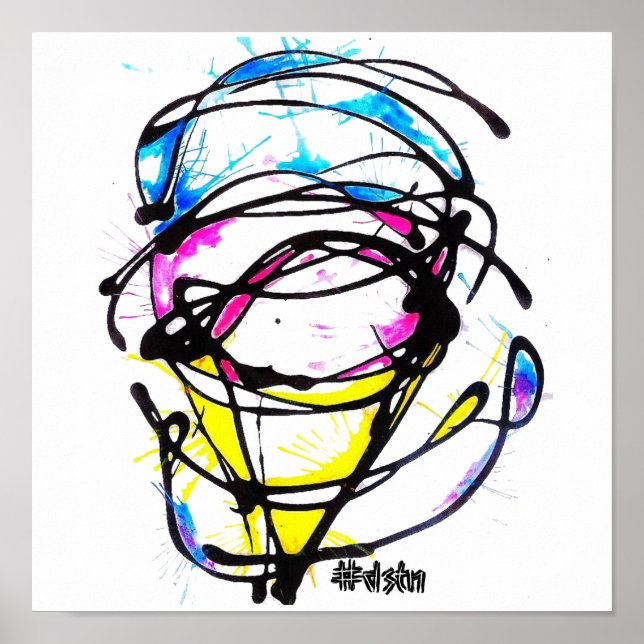 Design de Bolo de Impressão de Tela (Frente)