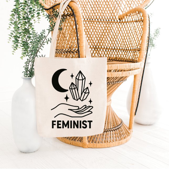 Design de Bolsa Tote Lua Crescente e Magia de Cris (Criador carregado)