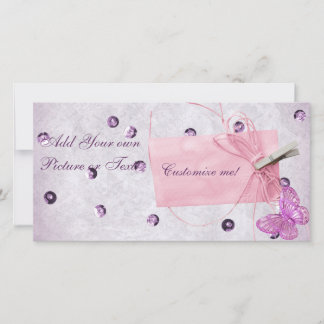 Design de Borboleta Rosa Bonito Personalizável