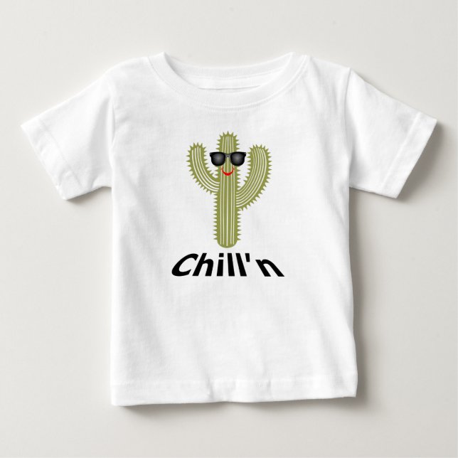 Design de Cactus Chill - Camiseta de New Jersey (Frente)