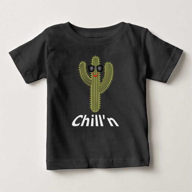 Design de Cactus Chill - Camiseta de New Jersey (Frente)