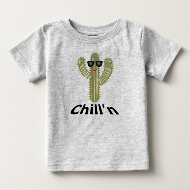 Design de Cactus Chill - Camiseta de New Jersey (Frente)