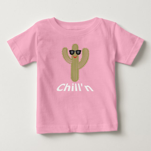 Design de Cactus Chill - Camiseta de New Jersey (Frente)