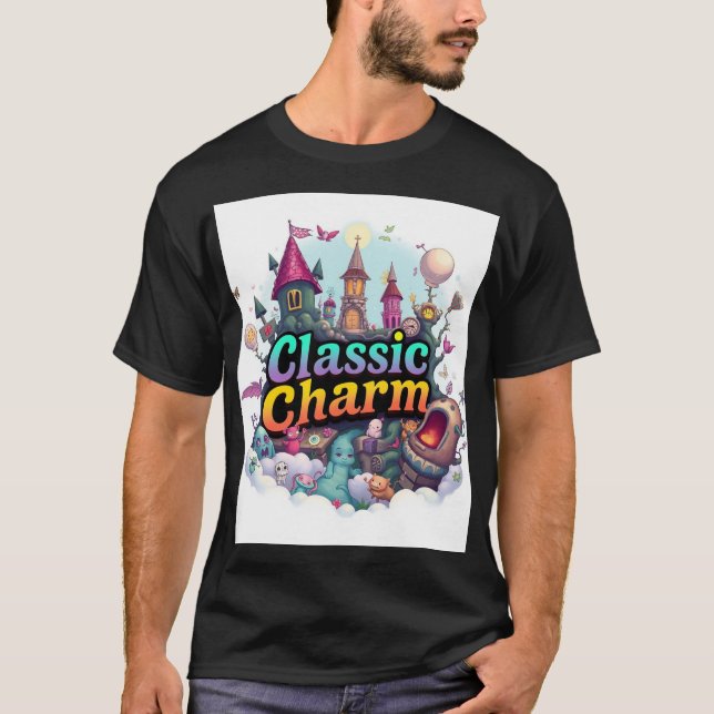 Design de Camisa Clássica Charm T (Frente)