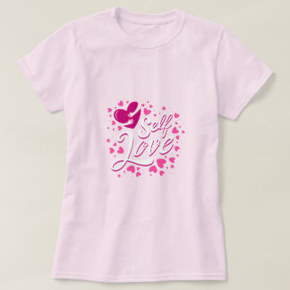 Design de Camisa de Autoamor - Vibrante e Inspirac