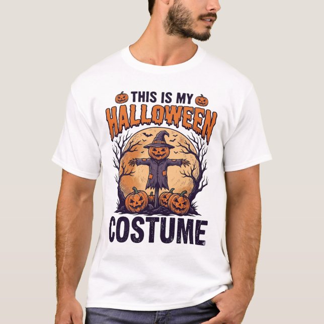 Design de Camisa de Bruxa Abóbora de Fantasia de H (Frente)