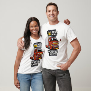 design de camisa de caminhonete