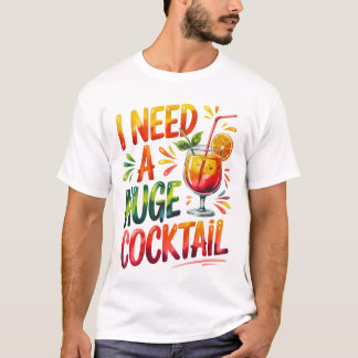 Design de Camisa de Coquetel Engraçado