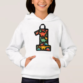 Design de Camisa de Dinossauro Colorida