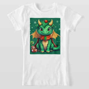 Design de Camisa de Dragão Bonito Fantasia de Nata