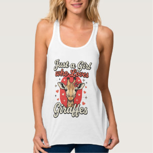 Design de Camisa de Menina Vintage Amante de Giraf
