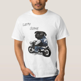 Design de Camisa de Motocicleta de Cão