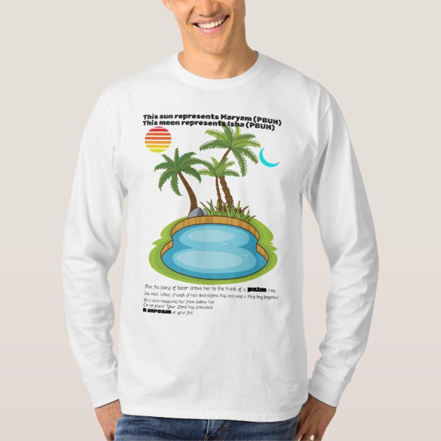 "Design de Camisa de Natal: Local de nascimento de (Frente)