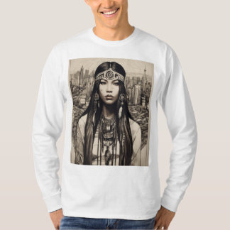 Design de Camisa de T-Shirt Nativa Americana