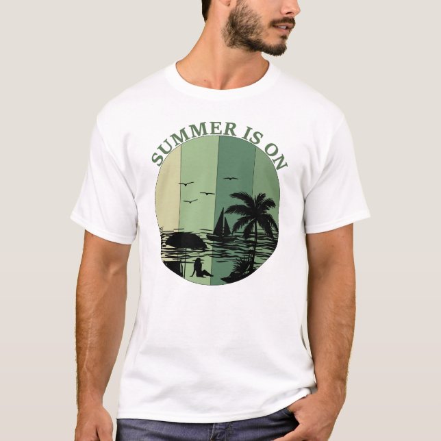 Design de Camisa de Verão (Frente)