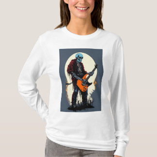 Design de Camisa de Violão Elétrica Spookull