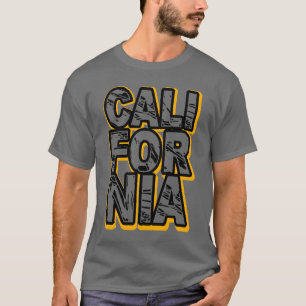 Design de Camisa Gráfica Bold California