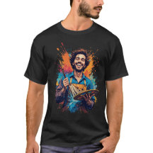 Design de Camisa Gráfica T-Shirt da Paleta de Arti