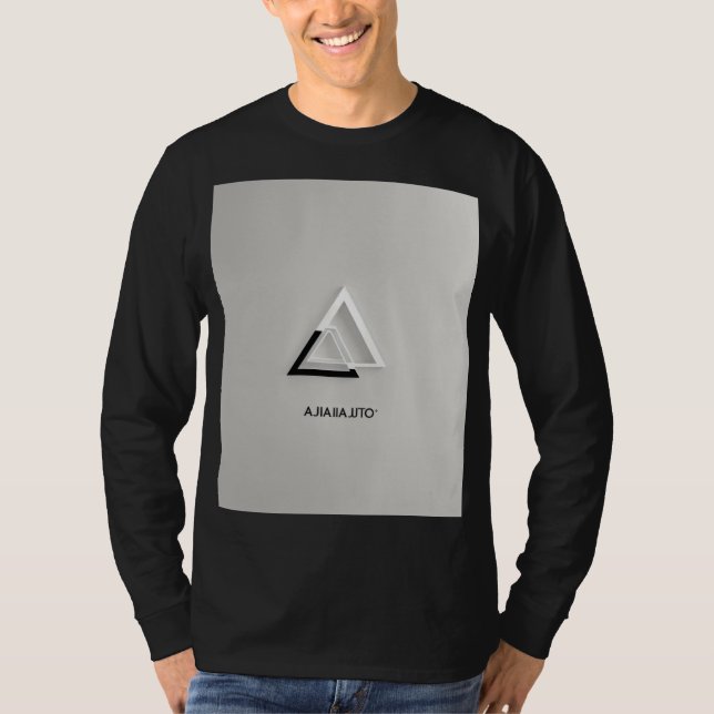design de camisa minimalista masculina (Frente)