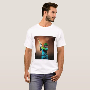 Design de Camisa Na moda do Jogador de Críquete