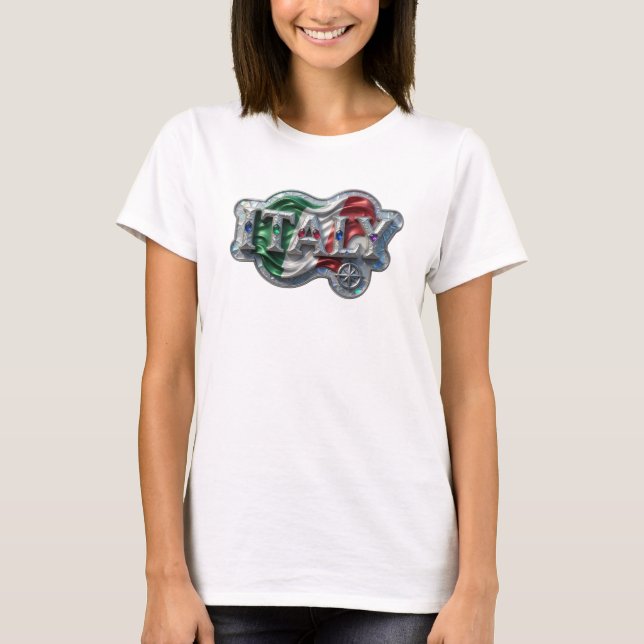 Design de Camisa Prata Snappy ITÁLIA (Frente)