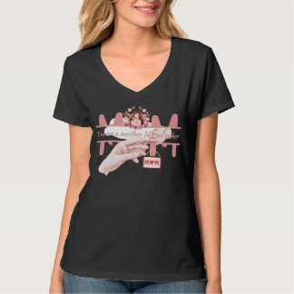 Design de camisa preta para mãe