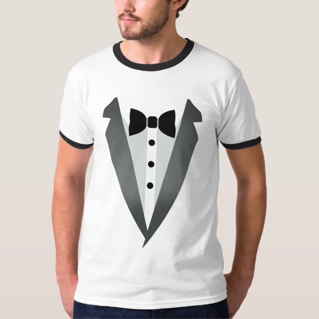 design de camisa Senhor de Smoking engraçado (Frente)