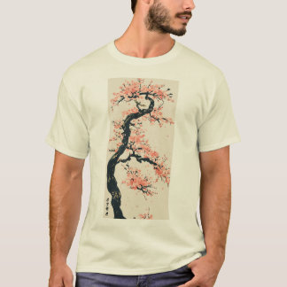 Design de Camisa Serene Japonesa para Jardim