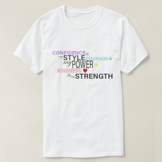 Design de Camisa T de Cota Motivacional (Frente do Design)