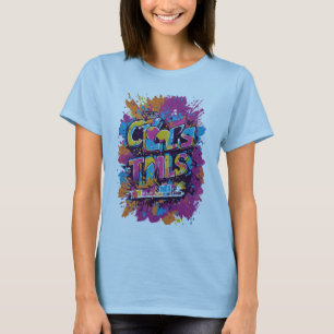 Design de Camisa T de Execução do Grafite Colorpal