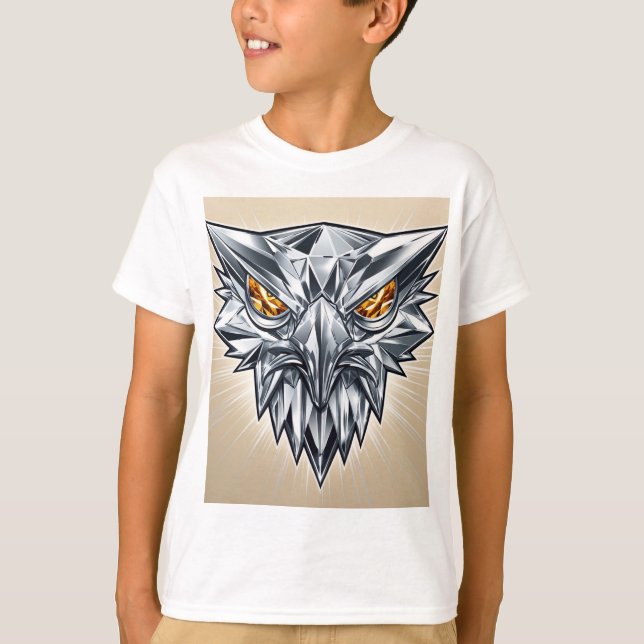Design de Camisa T Emblem de Crystal Eagle (Frente)