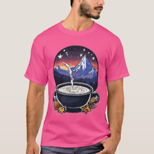 Design de Camisa T-Shirt Magic Cauldron Escuro