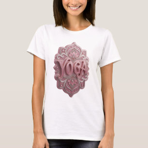 Design de Camisa YOGA Rosa Esbelto