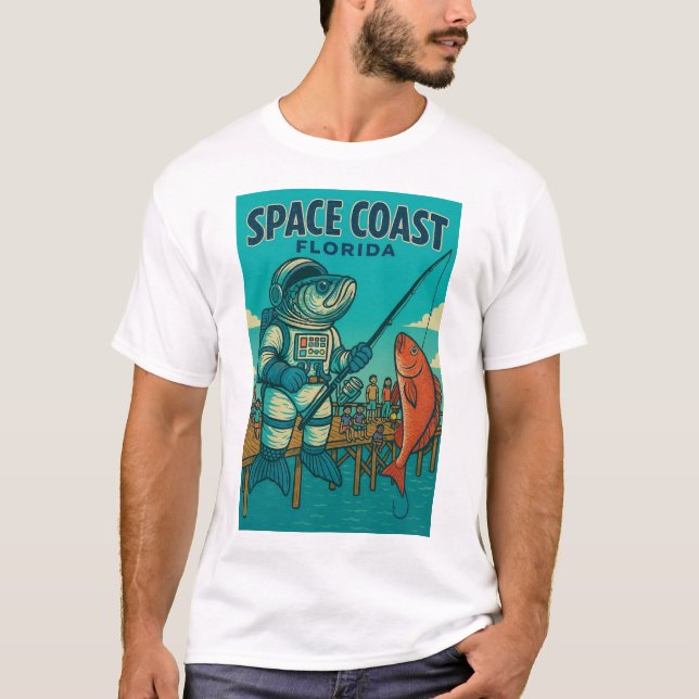 Design de Camisas de Espaco na Flórida (Frente)