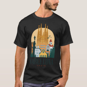 Design de Camisas de Linha Espanha de Barcelona