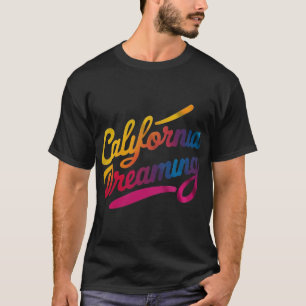 Design de Camisas Multicolores do Sonho da Califór
