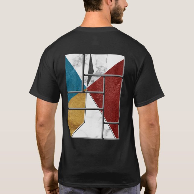 Design de camiseta abstrata (Verso)