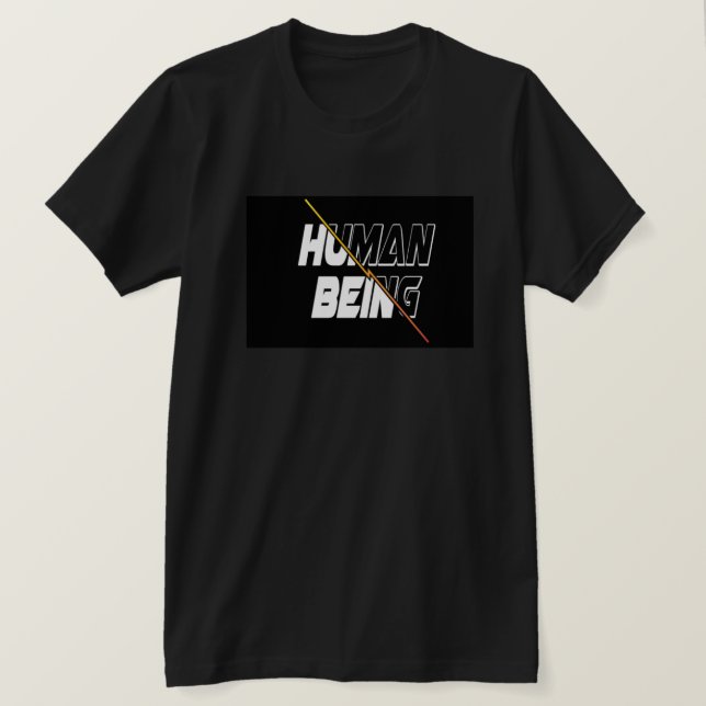 design de camiseta Being Human (Frente do Design)