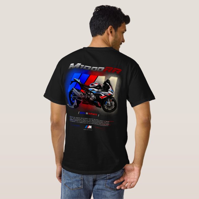 design de camiseta BMW M1000rr  (Parte Traseira Completa)