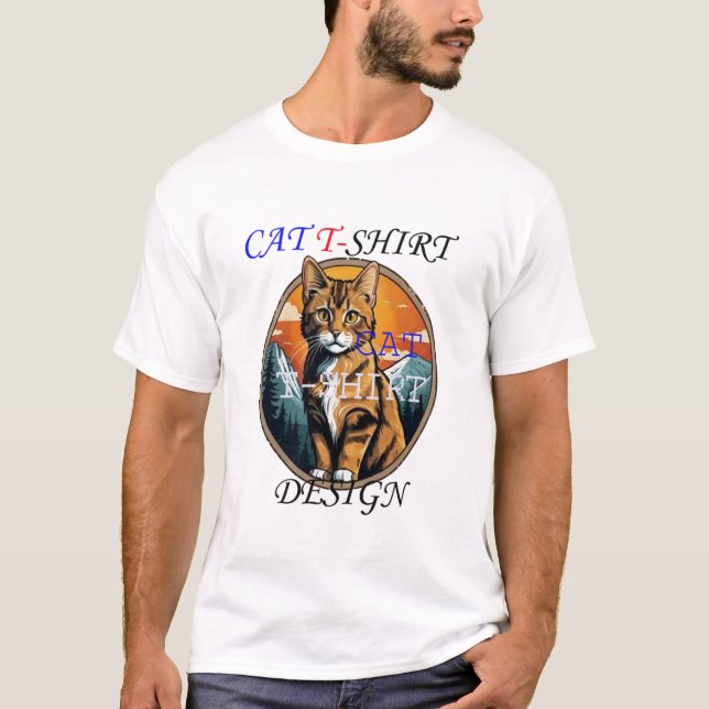 Design de camiseta Cat (Frente)