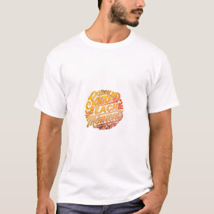 Design de camiseta com o título "Savor each Moment