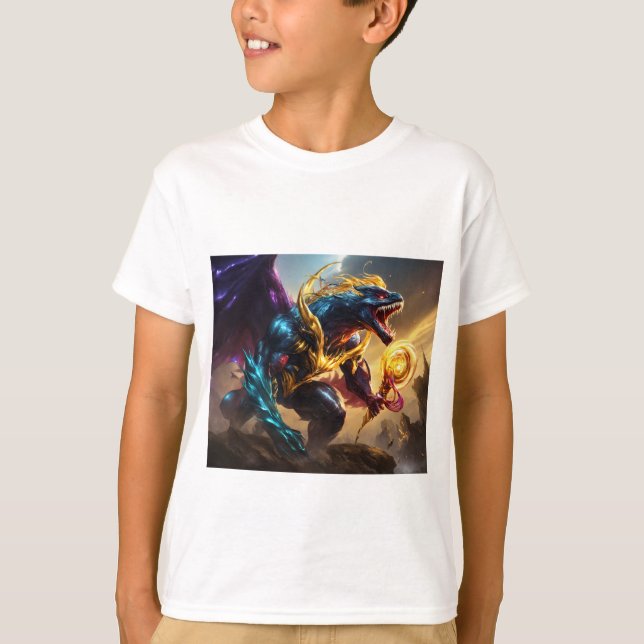 design de camiseta com tema de aventura para crian (Frente)