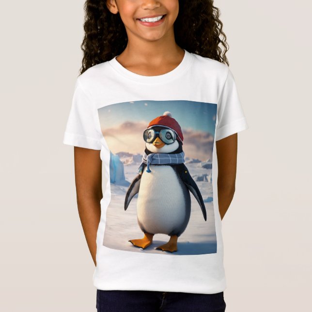 Design de camiseta Cozy Penguin Huddle - Perfeito  (Frente)