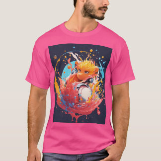 Design de camiseta de abertura de círculo