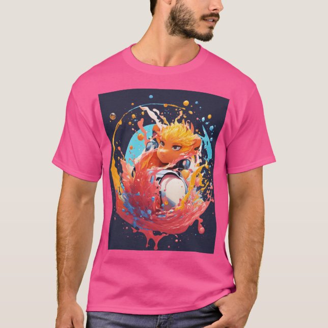 Design de camiseta de abertura de círculo (Frente)