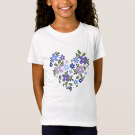 design de camiseta de amor de flor